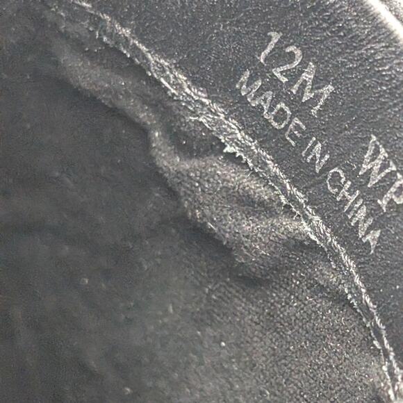 Linea Paolo Wynda Pointed Toe Ankle Bootie Women's Black Leather Size US12M EU43 - Picture 10 of 12